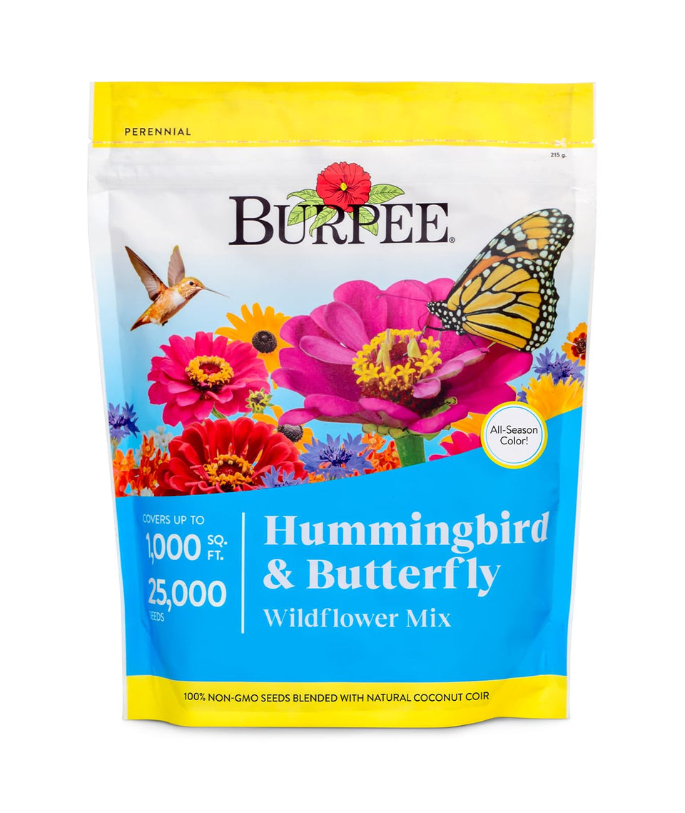 Burpee Wildflower 25,000 bulk seed bag ready for sunny gardens that attract pollinators