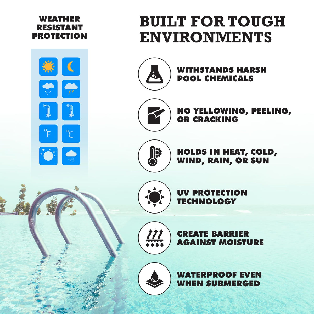 Burro patch with heavy-duty adhesive bonds vinyl for long lasting repairs