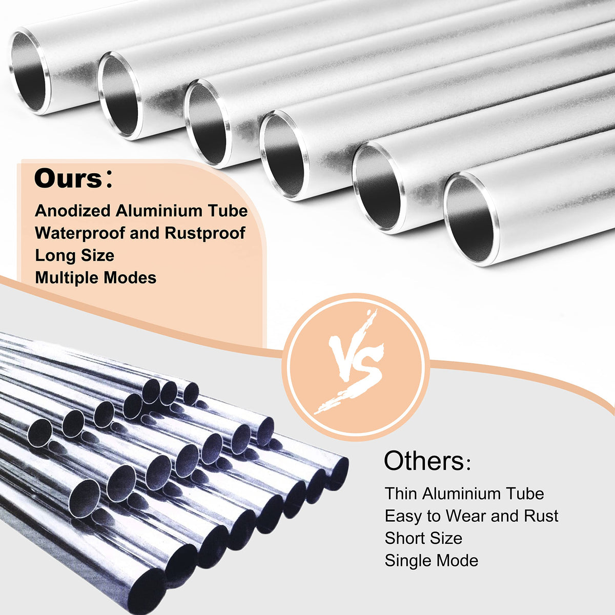 Bursvik silver finish resists corrosion for long-term outdoor use.