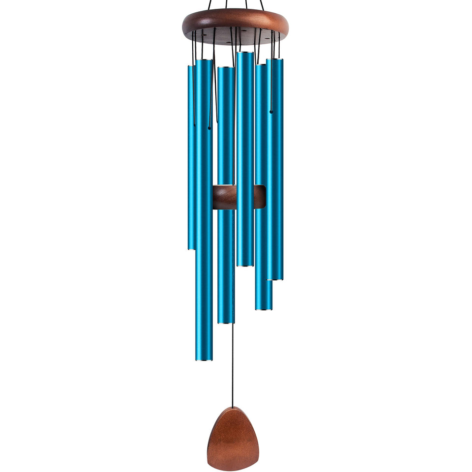 Bursvik large aluminium wind chime 37 inches for outdoor zen ambience.