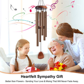 Bursvik wind chimes adjustable wind striker demonstrates customizable volume