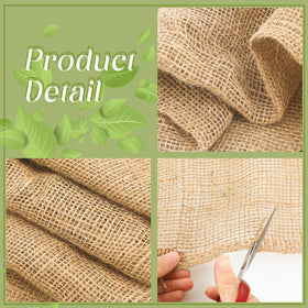Buryeah burlap roll wedding decor highlights rustic charm for venue styling