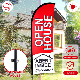 Buryeah large banners guide prospects toward your property.