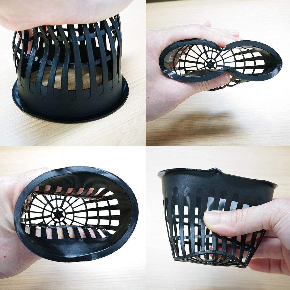 Business King aquaponics-ready net pots enable reliable drainage and root access.