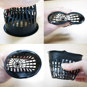 Business King aquaponics-ready net pots enable reliable drainage and root access.