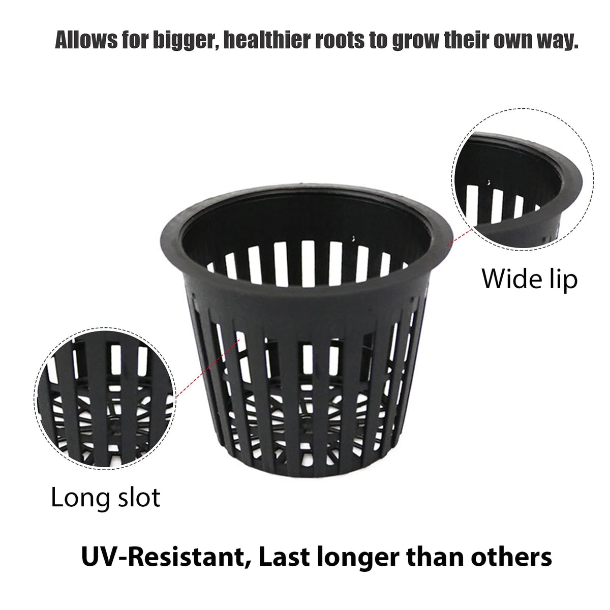 Business King UV-resistant plastic nets withstand outdoor conditions for longer life.