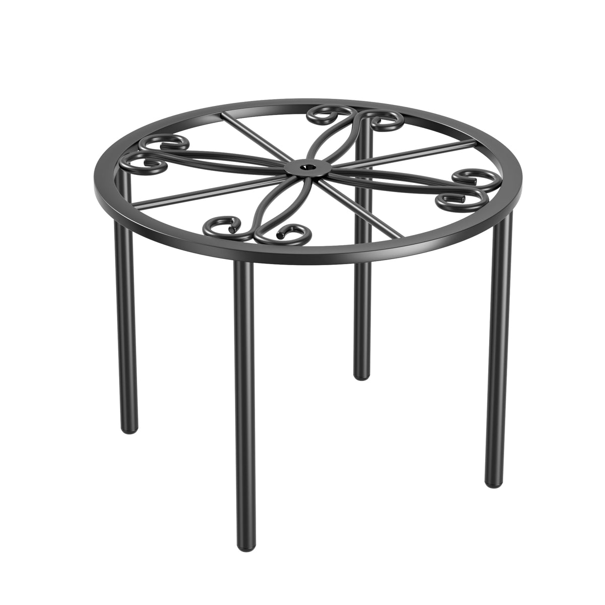 Bussdis plant stand with 4-leg stability for steady indoor or outdoor use.