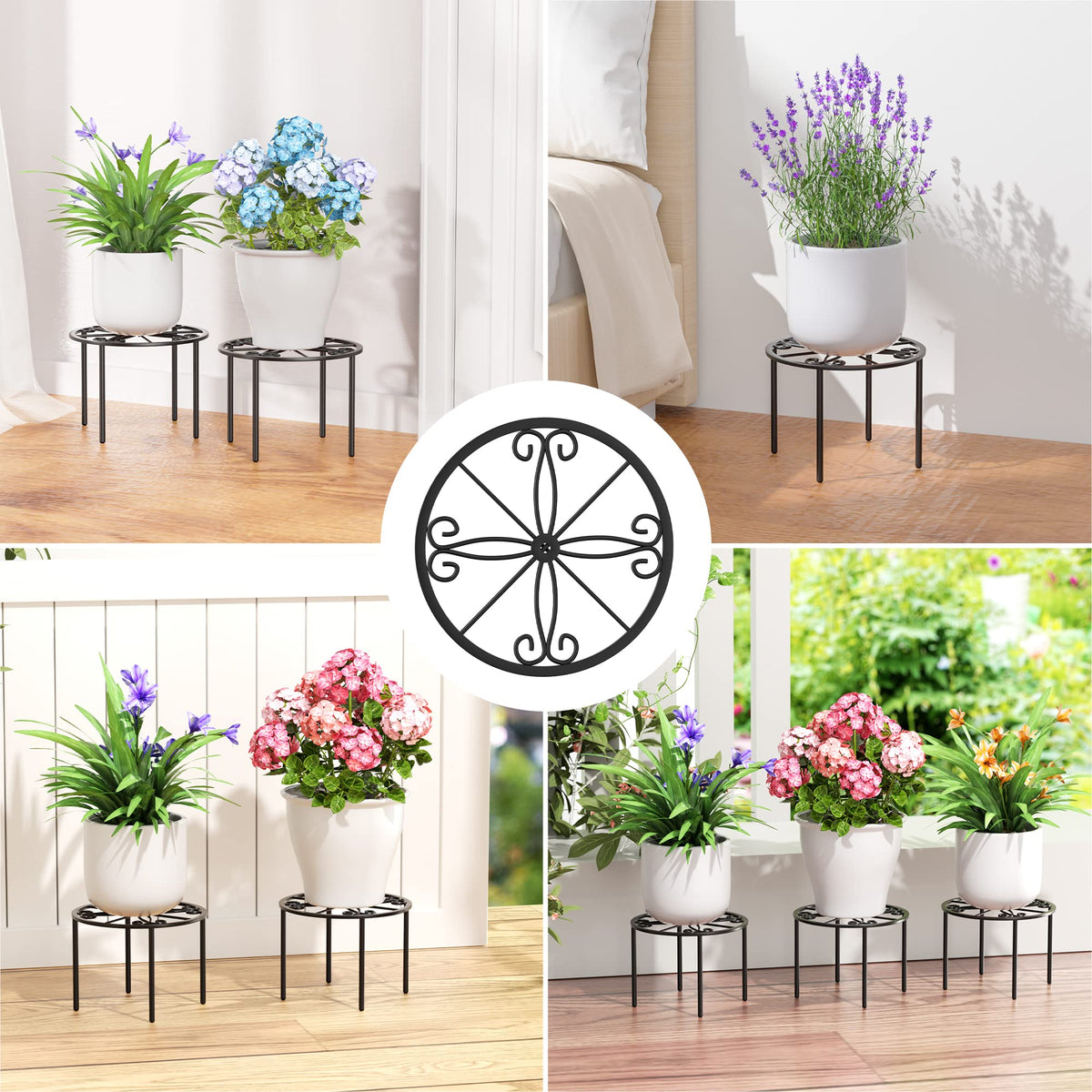 Bussdis plant stand compact dimensions fit corners and small spaces with ease.