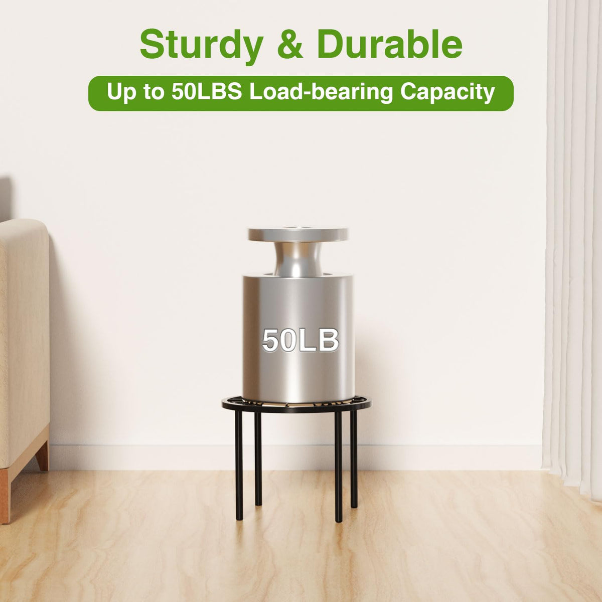 bussdis plant stand four legs provide stable support on any floor