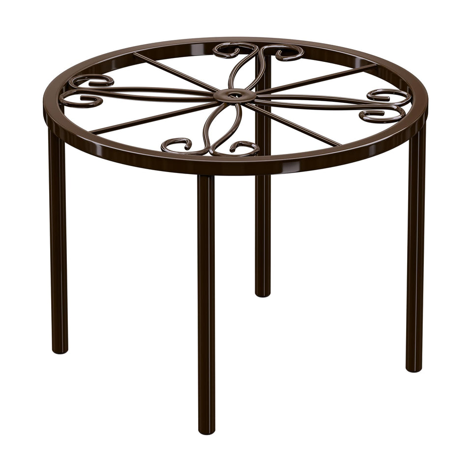 Bussdis plant stand with round base displaying a potted plant for sturdy indoor display