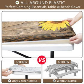 Butaluk elastic-band secure fit ensures the cover stays in place even in breeze.