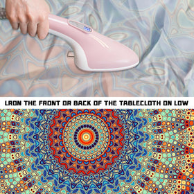 Butaluk outdoor tablecloth ideal for camping and family picnics.