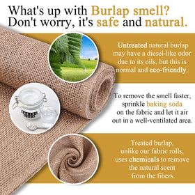 Butarfe eco-friendly burlap material offers reusable outdoor solutions