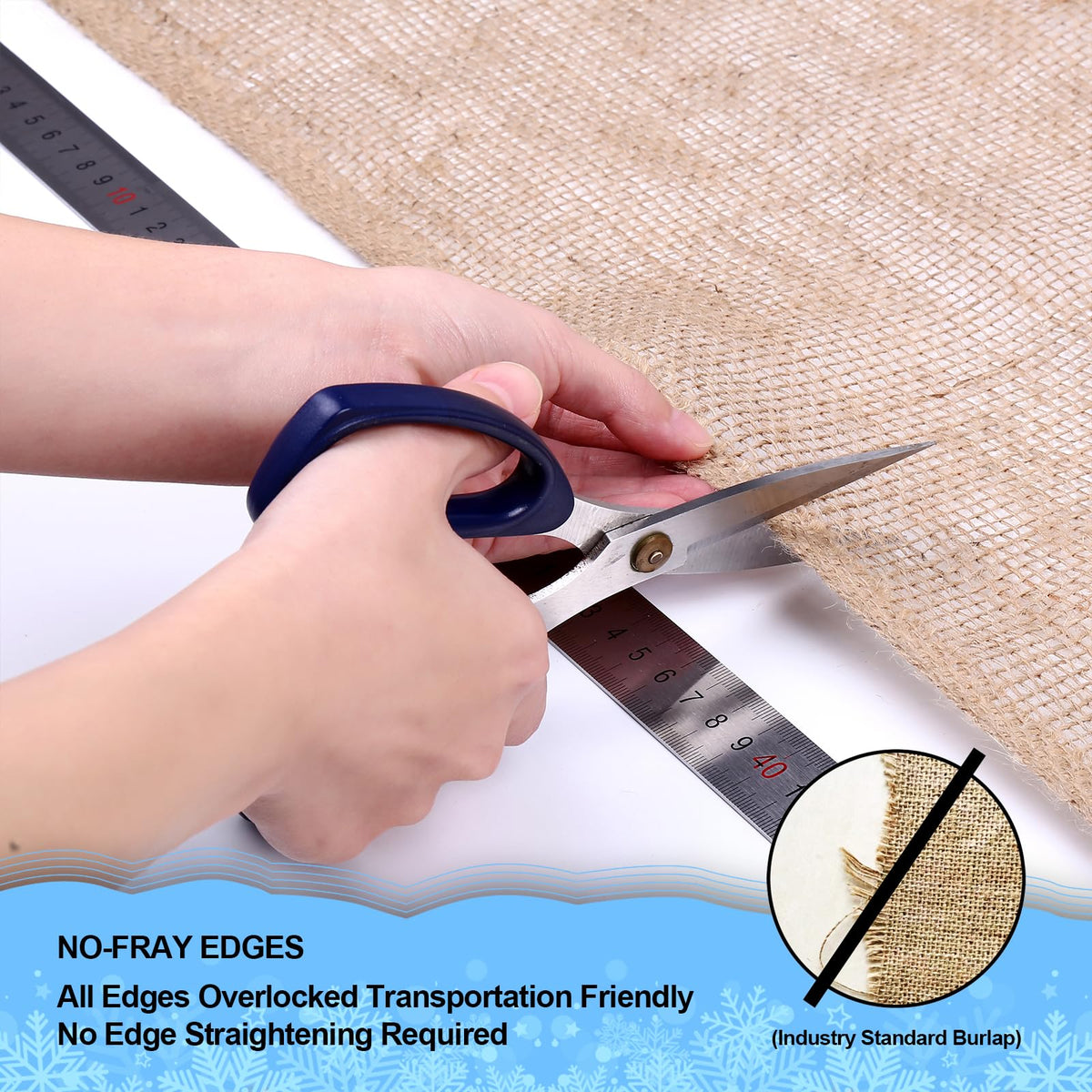 Butarfe natural burlap fabric for sustainable craft projects and breathable plant coverings.