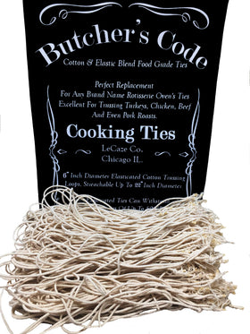 Butcher's Code oven-safe loops simplify holiday meal prep.