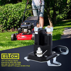Butom 3-post design starter solenoid ensuring secure connections