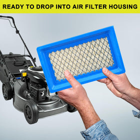 Butom filter installation is tool-free for fast maintenance.