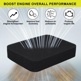 Butom spark plug and primer bulb enable reliable starts and quick tune-ups.