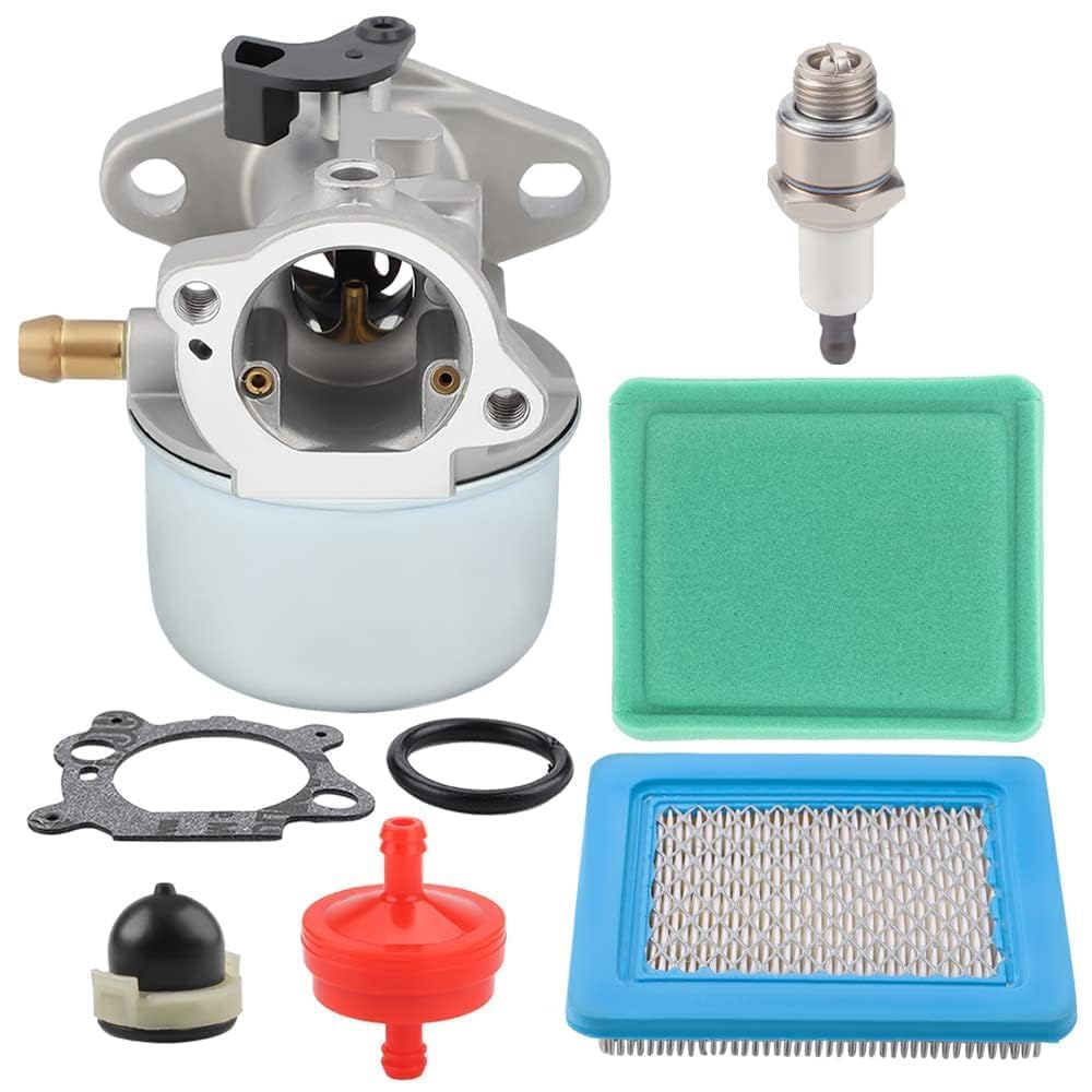 Butom 799868 carburetor front view for Briggs Stratton engines promotes reliable starts.