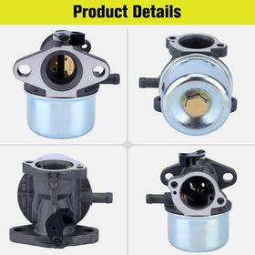 Butom 799868 carburetor kit includes gasket, O-ring, filters, spark plug for replacement.