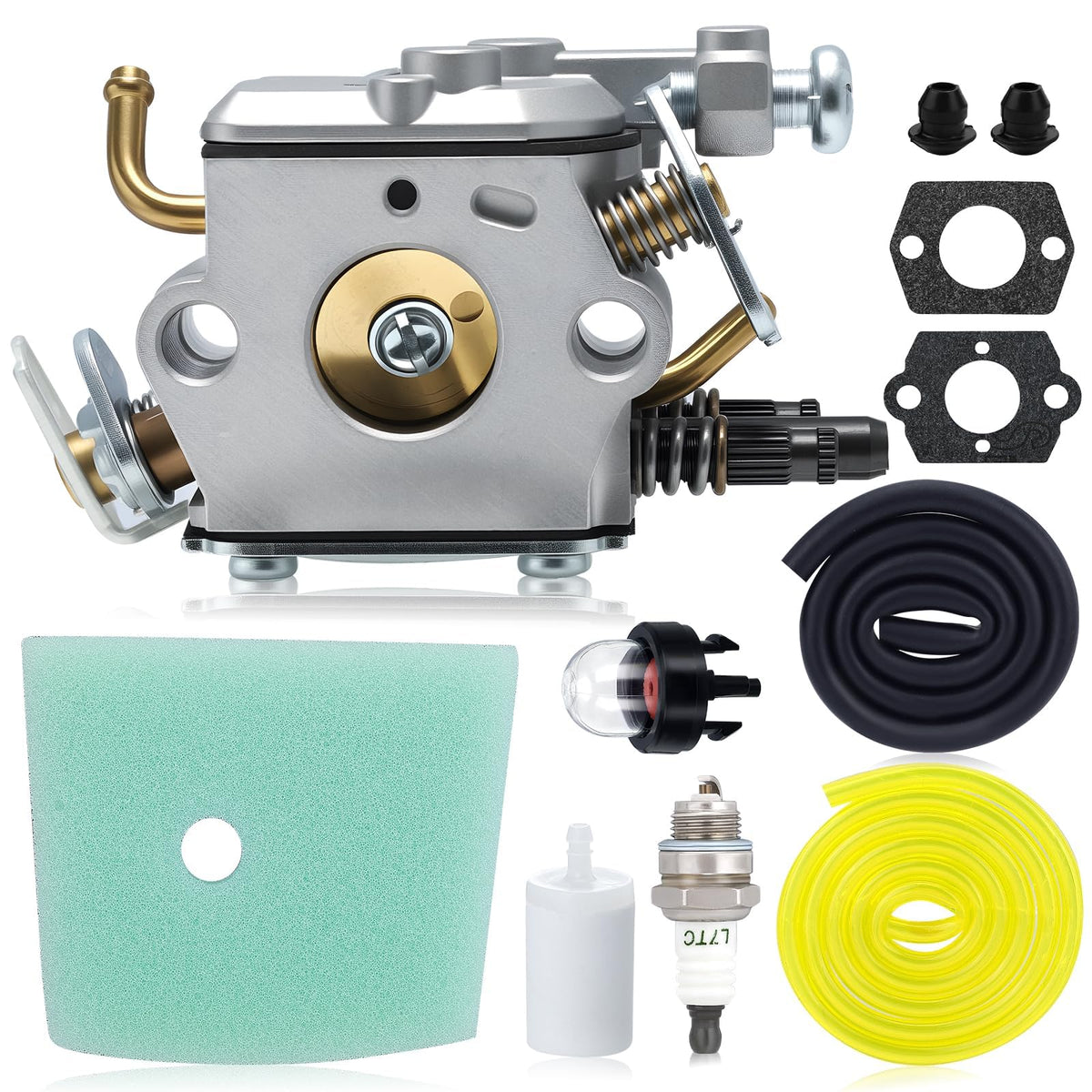 Butom C1Q-EL24 air filter included for Husqvarna trimmer maintenance.