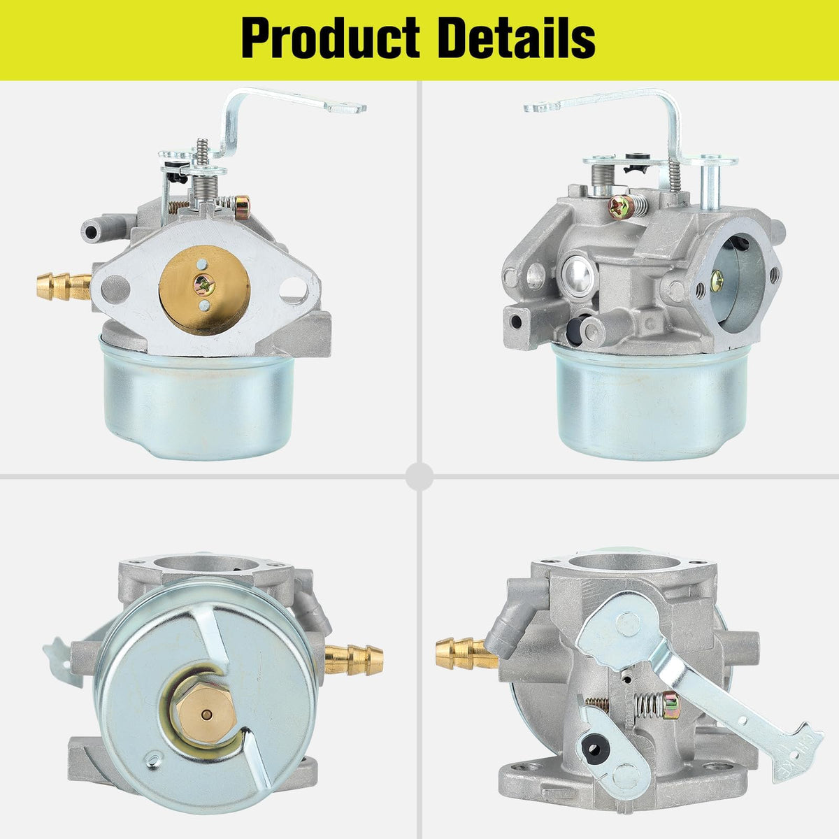 Butom carburetor with gasket included for easy installation.