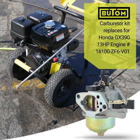 Butom all-in-one kit shown with fuel filter and gaskets