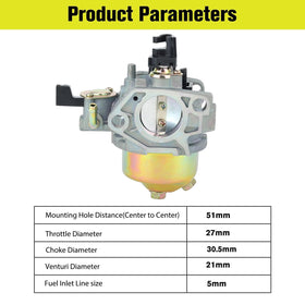 Carburetor with fuel filter bracket ensures steady fuel supply
