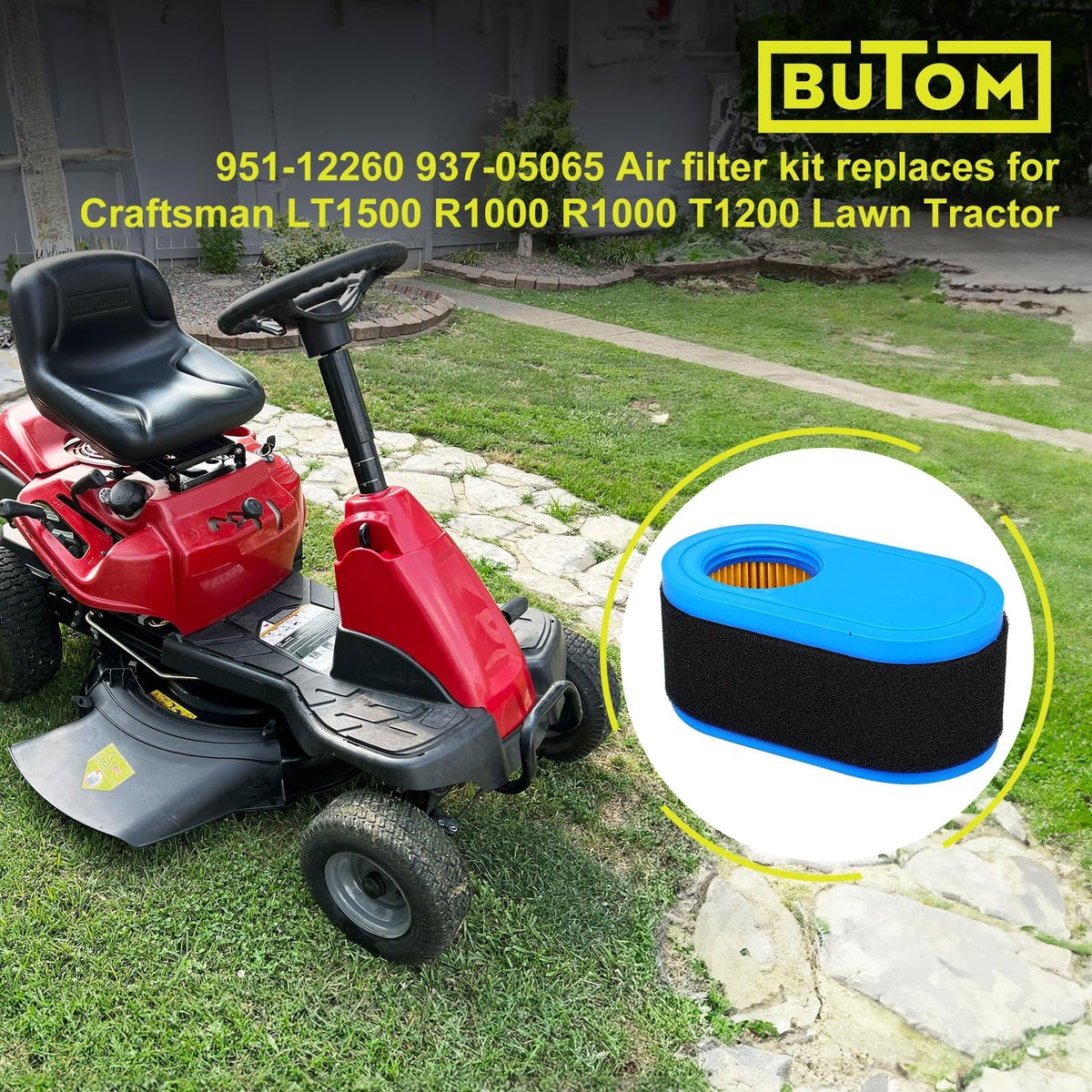 Butom 951-12690 oil filter helps maintain engine lubrication and longevity.