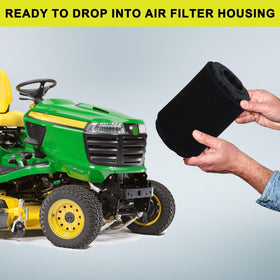Butom packaging includes two air filters and one fuel filter for replacements