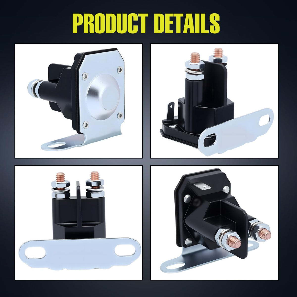 Butom solenoid features durable construction for regular lawn care tasks.