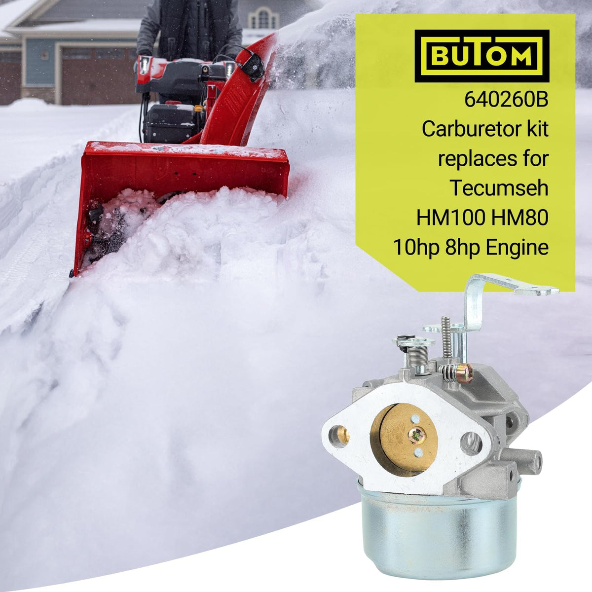 Butom replacement kit close-up with gasket for secure seal.