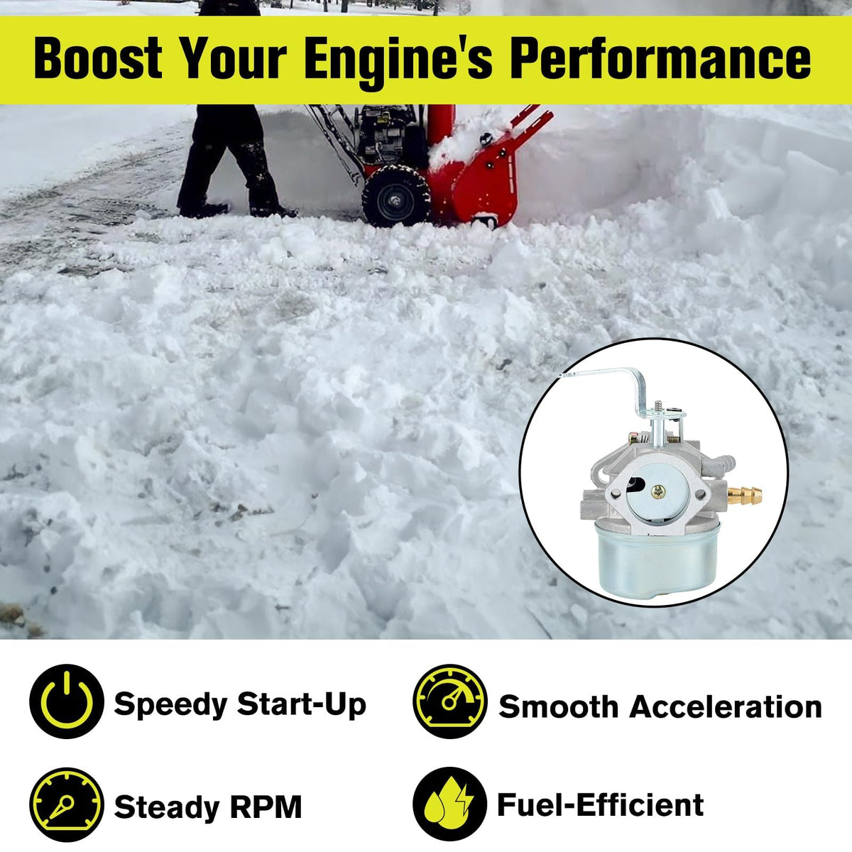 Butom Tecumseh engines compatibility from HM80 to HM100.