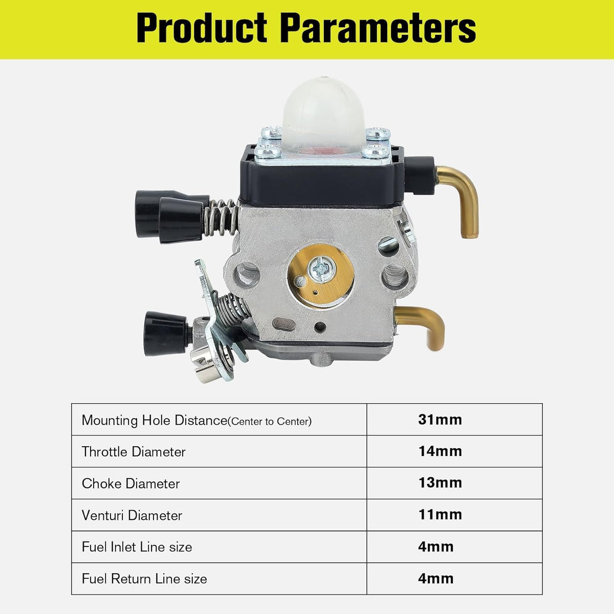 Butom wet-flow tested carburetor image conveying engine performance alignment