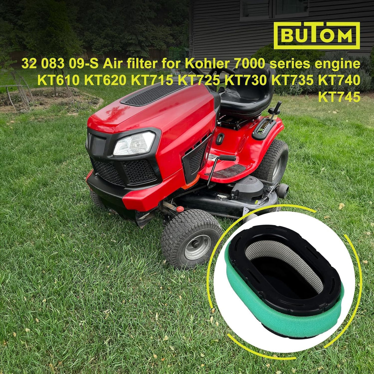 Butom XT1 fuel filters set highlighting dual filters for clean fuel flow.
