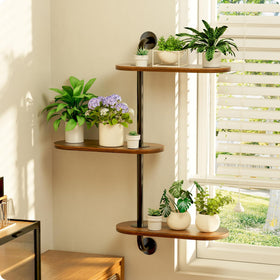 Butunita living room or bedroom plant shelf creates versatile indoor greenery.