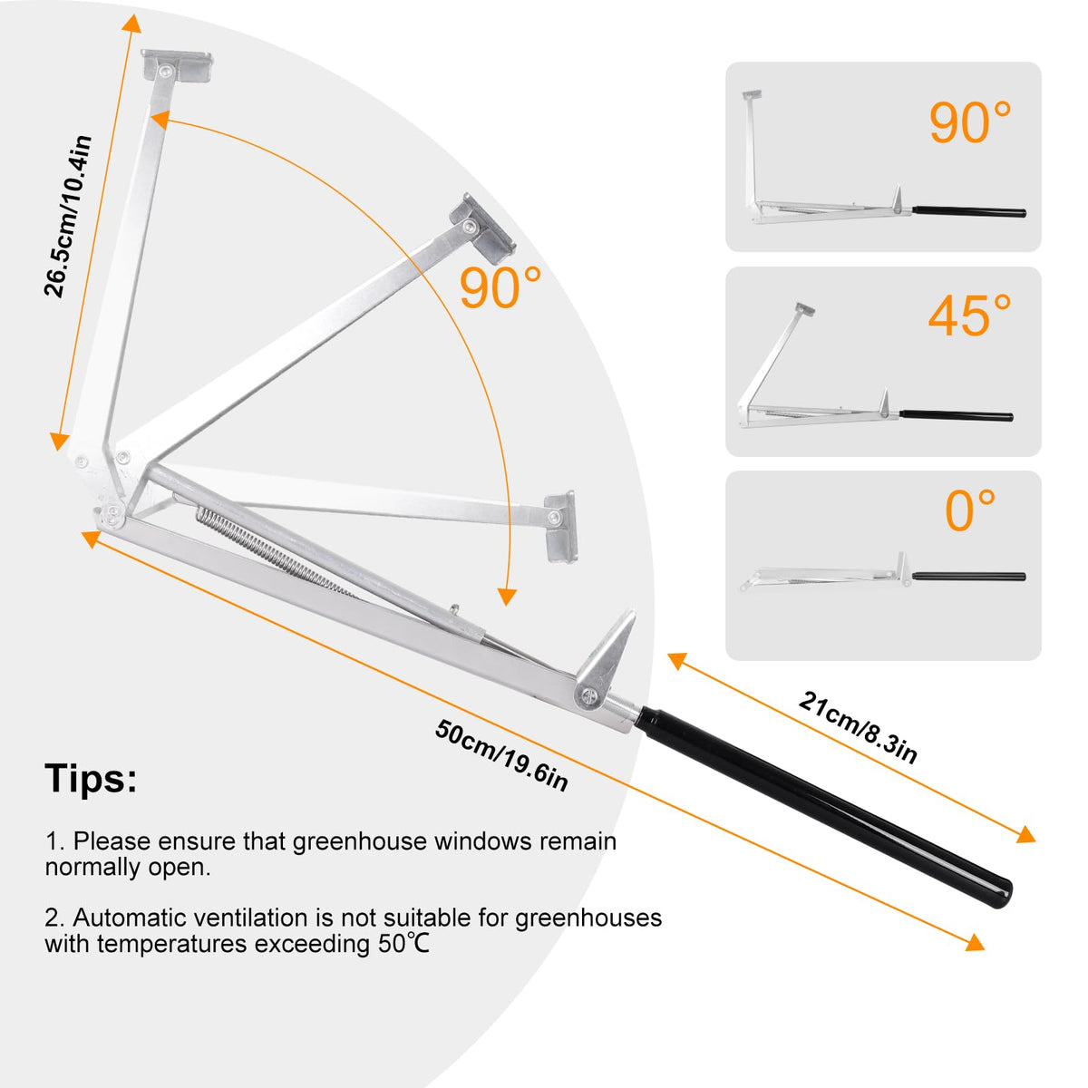 Buycitky vent opener installation uses pre-drilled holes for fast mounting.