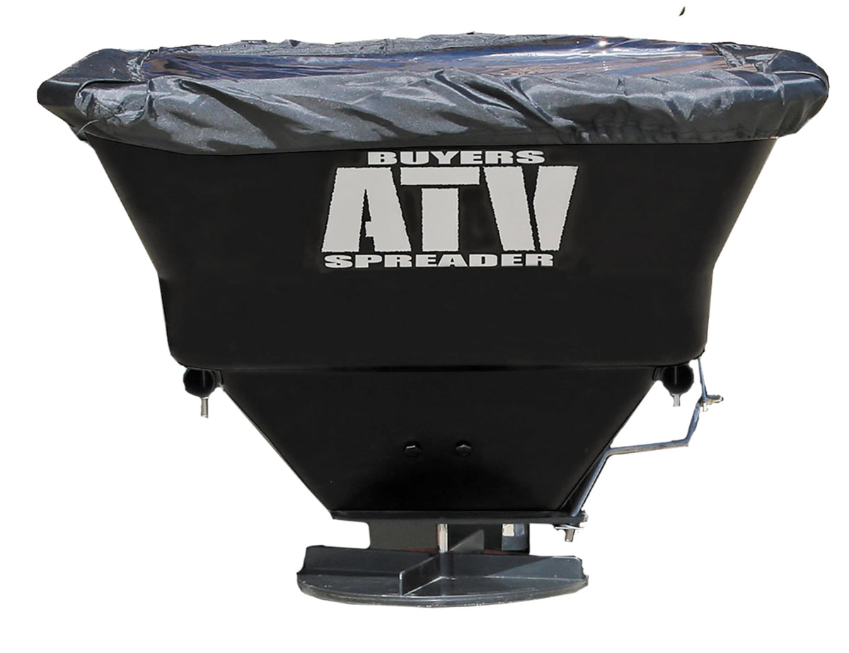 Buyers Products ATVS100 hopper, rustproof 100 lb capacity for seeds and fertilizer.