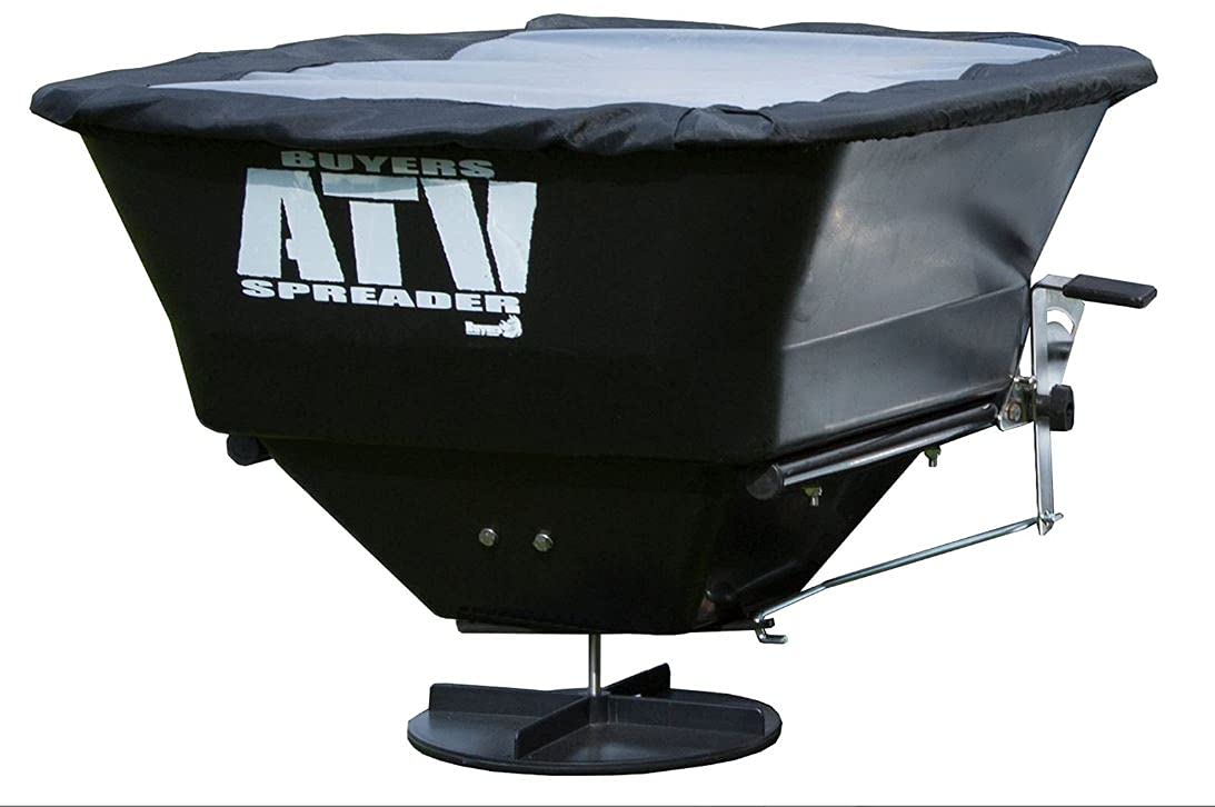 ATVS100 spreader reaches up to 30 feet for wide area coverage.