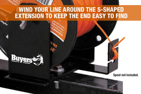 LT40 supports 3 lb and most 5 lb spools for flexible use