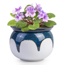 BUYMAX African Violet Pot inner pot shows self-watering design for easy, worry-free plant care.
