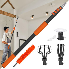 Buyplus 26ft reach light bulb changer used on tall ceilings for safer replacement.