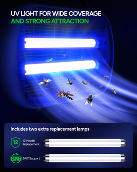 Buzbug EPA registered zapper ensures safety and compliance.