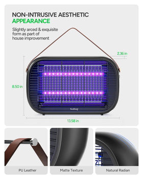 Buzbug LED zapper covers up to 2100 sq ft for rooms