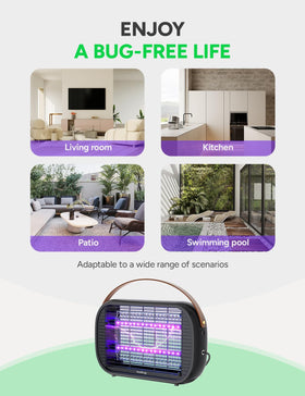 Buzbug easy-clean tray slides out for maintenance