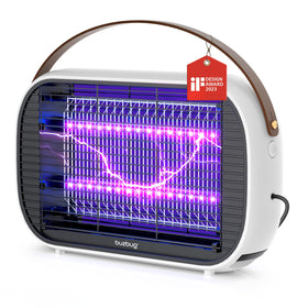 Buzbug LED bug zapper front view for indoor use with modern styling.
