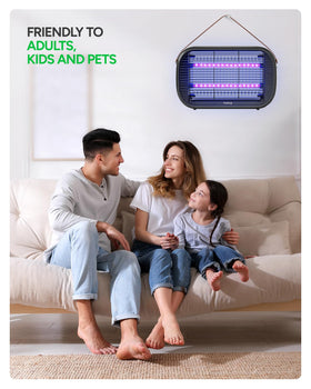 Buzbug uses low-energy 5W LEDs lasting up to 10 years