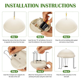 Buzzlett circulator installed easily with the simple one-touch switch.