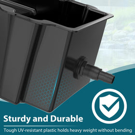 Buzzlett Waterfall Spillway flow visualization shows gentle, seamless water movement