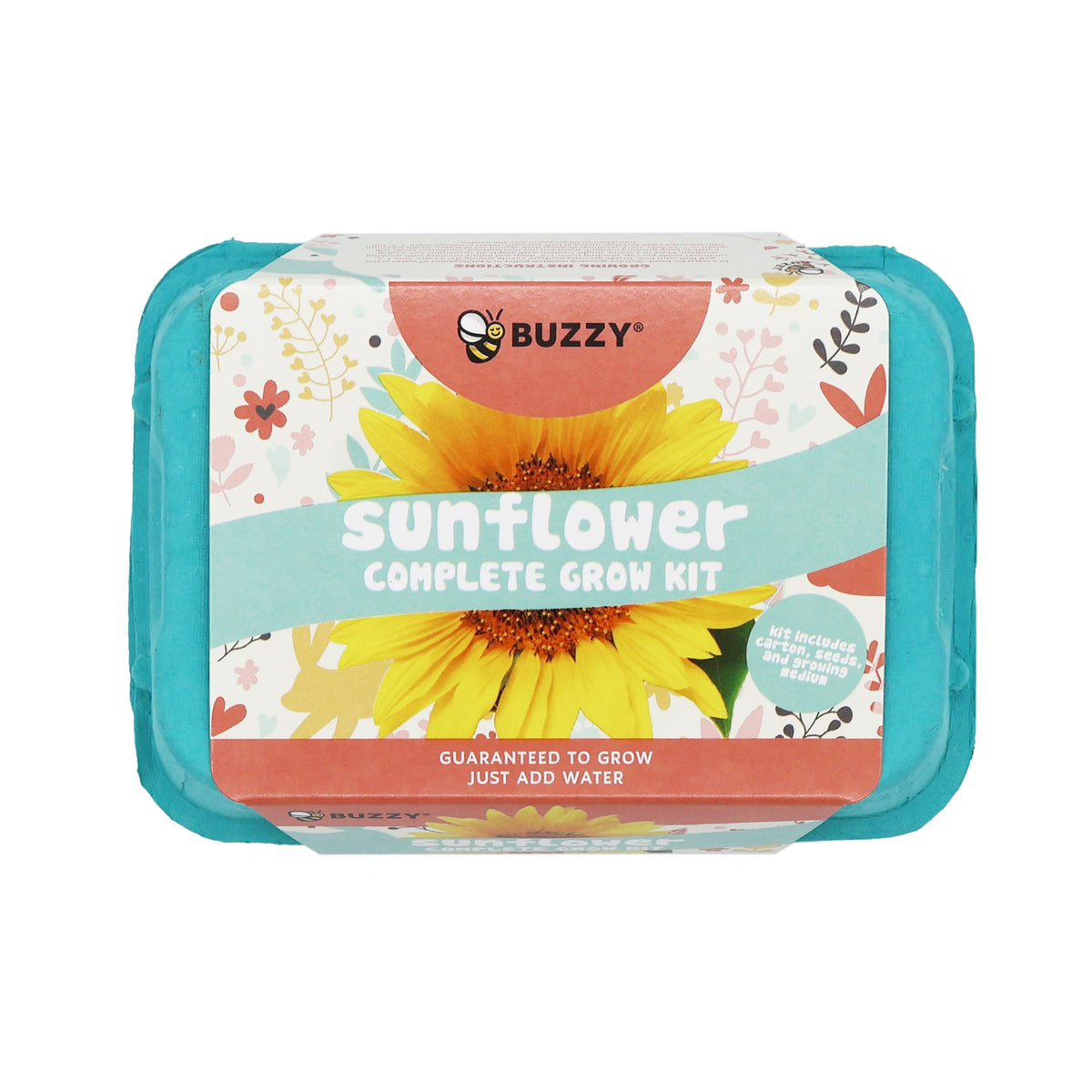BUZZY Seeds indoors outdoors design lets you start plants anywhere, from windowsills to patios.